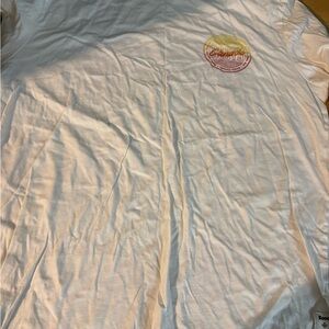 Roots White T-Shirt with Logo Patch